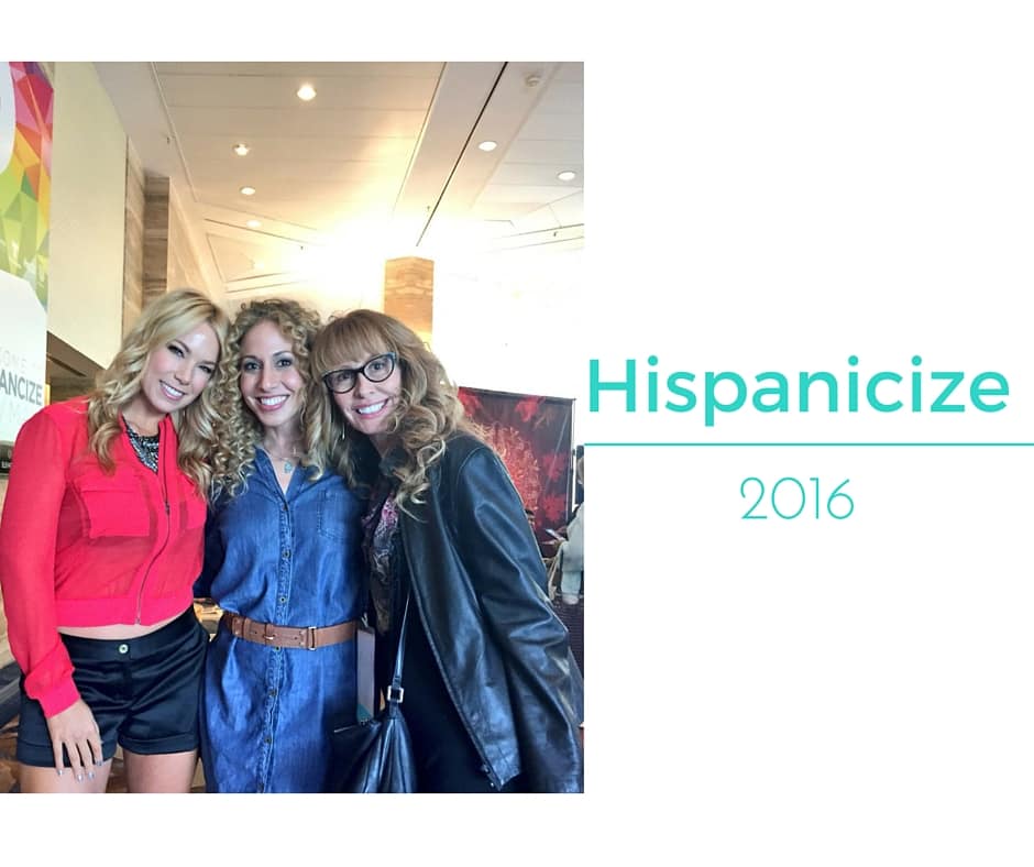Pili Montilla, Jeannette Kaplun and Lorraine Ladish at Hispanicize 2016